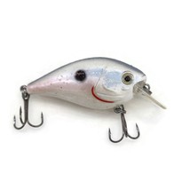 Bass Assets The Kraken 5 Crank Bait White And Silver Fishing Lure - £8.48 GBP