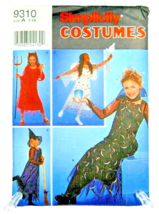 Simplicity Sewing Pattern #9310 Costumes Halloween Cosplay Size A 7-14 U... - £4.24 GBP