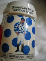 * Golden Gate Fields Legend Jockey Bill Shoemaker Stein Ladbroke Horse R... - $19.00