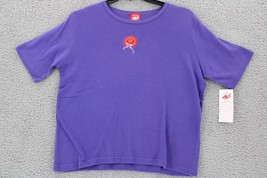 Red Hat Society Sweatshirt SZ XL Purple Logo Ruby Sport by Tia Designs S... - £6.37 GBP