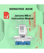 janome mb-4 instruction manual - $71.65 MXN