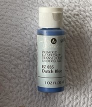 Duncan Ez 035 Dutch Blue Ceramic Glaze E-Z Strokes 1oz - $2.00