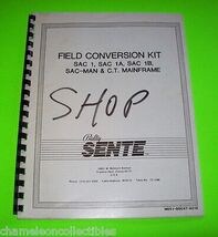 Bally Sente Sac-Man Original Video Arcade Game Service Manual 1980's - $7.28