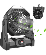 Camping Fan Rechargeable, 10400Mah Portable Battery Operated Camping Fan... - $58.10 CAD