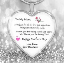 Mother’s Day!New Pretty MOM Heart Necklace With SentimentComes Gifted Bo... - $10.00