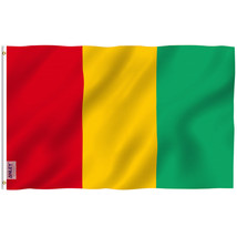 Anley 3x5 Feet Guinea Flag - Guinean Flags Polyester  - £6.22 GBP