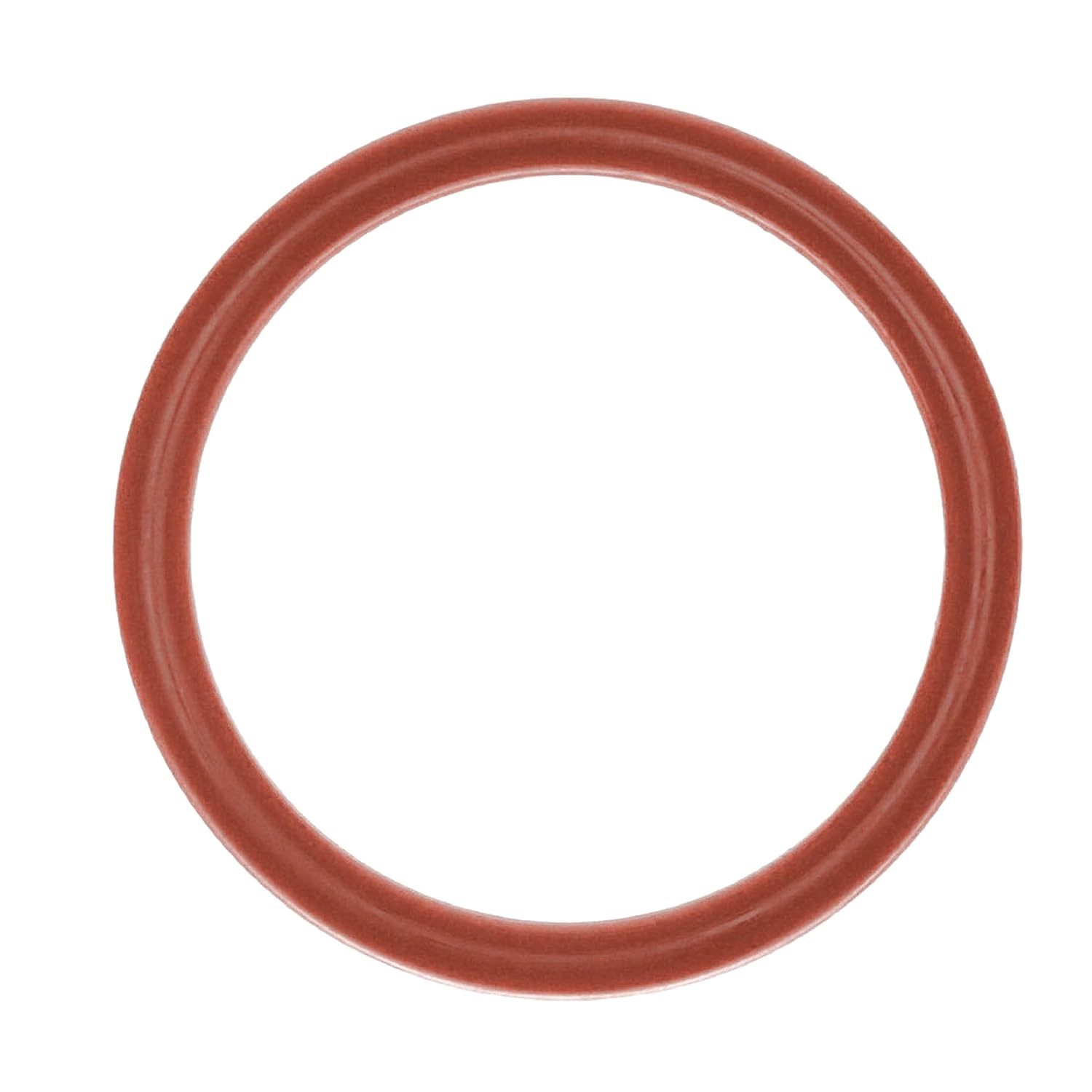 028 Silicone O-Ring, 70A Durometer, Red, 1-3/8&quot; Id, 1-1/2&quot; Od,, Pack Of 100 - $31.99