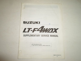 1991 Suzuki LT-F4WDX Supplementary Service Shop Manual 99501-42150-01E - $185.84 MXN