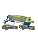 Nerf Hyper Siege-50 Pump-Action Toy Gun Blaster &amp; 2 Reload Canister w/Ro... - $471.90 MXN