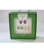 NEW KATE SPADE New York X TARGET Earrings Set Strawberries Fries Champagne - $31.05 CAD
