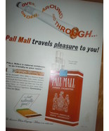 Pall Mall Travels Pleasure To You Print Magazine Ad 1964 - $93.33 MXN