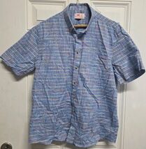 General Assembly Mens XL Button Down Short Sleeve Shirt Mulitcolor Plaid - $15.83