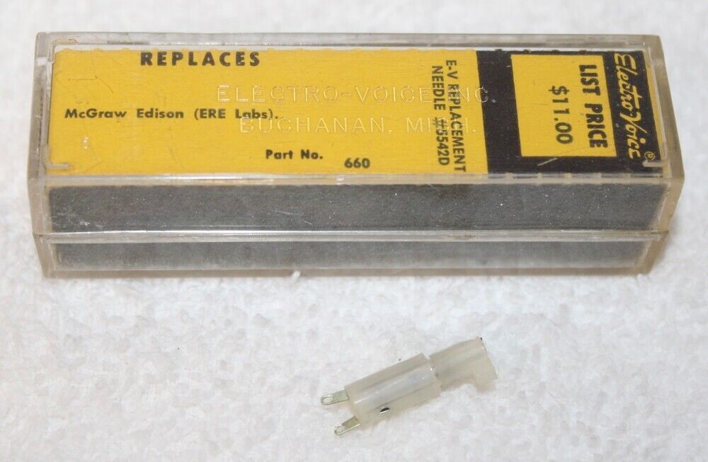 Electro-Voice 5442D Phono Cartridge  ~ NOS ~ Replaces McGraw Edison (ERE... - $19.99
