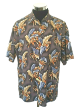 Pierre Cardin Island Casual Shirt Men&#39;s XL Multicolor Hawaiian Aloha Tropical SS - £15.18 GBP