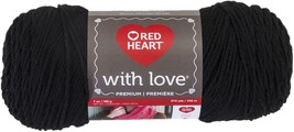Red Heart With Love Yarn Black. - $53.77