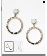 New with tags Loft Wreath Ombre&#39; Drop Rhinestone Dangle Drop Earrings - £15.96 GBP