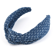 Denim Knotted Headband - £14.93 GBP