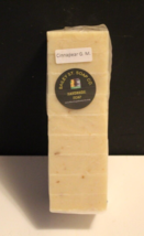 Cinnapear Goat Milk Cold Processed handmade soap loaf,  precut 9 bars - £15.97 GBP