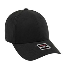 New Black Otto Cap Hat Flex L/XL Adult Fitted Curved Bull Denim Low Pro 11-1204 - £10.07 GBP