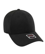 NEW BLACK OTTO CAP HAT FLEX L/XL ADULT FITTED CURVED BULL DENIM LOW PRO ... - £9.92 GBP