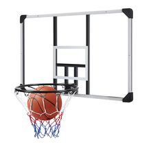 44&quot; Basketball Backboard and Rim Combo, Wall Mounted Basketball Hoop Outdoor Ind - £82.63 GBP