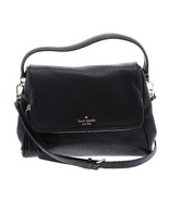Kate Spade Black Pebbled Leather Purse Crossbody Tassel Miri Chester Street - $128.34 CAD