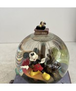 Vintage Disney 75th Anniversary of Love &amp; Laughter Snow Globe Music Box - €68,82 EUR