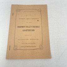 Savannah Missouri 1905 Nodaway Valley District Meeting Program Booklet - $29.69