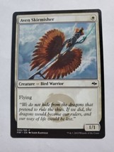 MTG Magic The Gathering Card Aven Skirmisher Creature Bird Warrior White Fate Re - $7.68