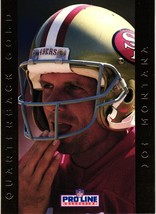 Joe Montana SF 49ers HOF 1992 Pro Line Collection NFL Football Card 14 - £1.76 GBP