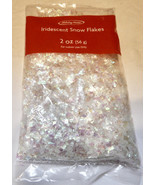 Christmas Iridescent Snow Flakes 2oz Bags Holiday Home NIB 211X - $63.40 MXN