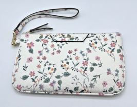 Never Used Nine West Floral Leather Clutch Wristlet - £19.23 GBP