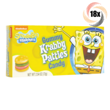 18x Packs Frankford Spongebob Squarepants Krabby Patties Gummy Candy | 2.54oz - £24.35 GBP