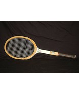 Vintage Spalding JR Youth Model Tennis Racket Sports Tool White Ash Bow ... - £27.25 GBP