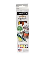 Kimberly Watercolor Pencil Set 12 Assorted Colors 700-12A - $420.23 MXN