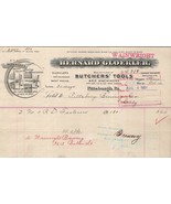 Pittsburgh PA Bernard Gloekler Machinery 1901 Wainwright Brewery Billhea... - £23.86 GBP
