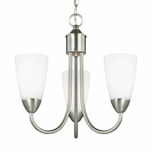Sea Gull Lighting - Seville 3-Light Brushed Nickel Chandelier - $1,291.60 MXN