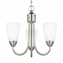 Sea Gull Lighting - Seville 3-Light Brushed Nickel Chandelier - £67.25 GBP