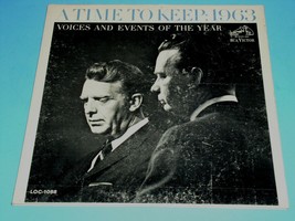 A Time To Keep 1963 Record Album Vinyl LP Chet Huntley David Brinkley RCA Label - £11.71 GBP