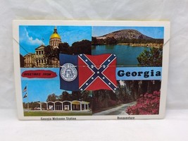 Greetings From Georgia Welcome Station Bonaventure Foldout Postcards - $11.87