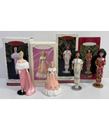 Lot of 9 Barbie Ornaments, Enchanted Evening, Springtime, Dolls of the W... - £35.18 GBP