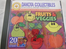 Dakota Collectibles Embroidery Design Collection Fruits &amp; Veggies 970087 - £11.67 GBP