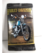 Harley-Davidson 1992 Series 2 Premium Collectors Cards Sealed Foil 10-Pack - £6.80 GBP