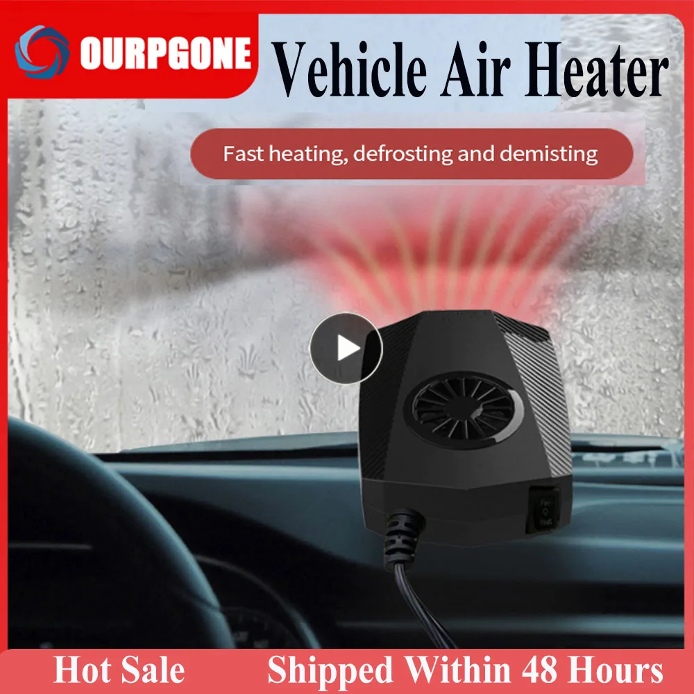 Portable Car Heater 12V/24V Energy Saving Fast Cooling Heating Auto Windshield - £18.17 GBP+