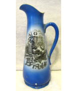 Antique Thomas Maddock&#39;s and Sons 1913 Concordia Lodge No. 67 Pitcher - $202.38 CAD