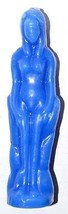 Blue Female candle 7&quot; - £18.25 GBP