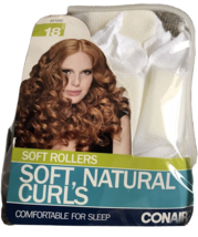 Conair Soft Rollers Soft Natural Curl&#39;s 18 Pieces Comfortable For Sleep NEW - €11,28 EUR
