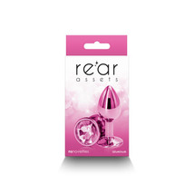 Rear Assets Metal Anal Plug Small Pink - £14.92 GBP