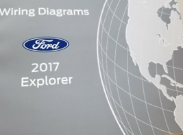 2017 Ford Explorer Todoterreno Wiring Electrical Diagram Manual Oem Ewd 2017 - £59.72 GBP