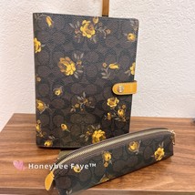 NWT Coach Notebook/Pencil Case In Signature Canvas With Floral Print CCF... - $54.45+